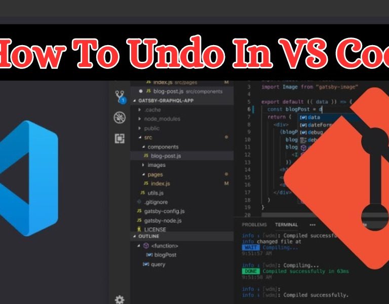 How To Undo In VS Code