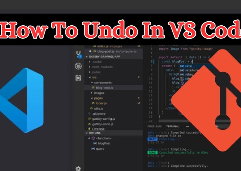 How To Undo In VS Code