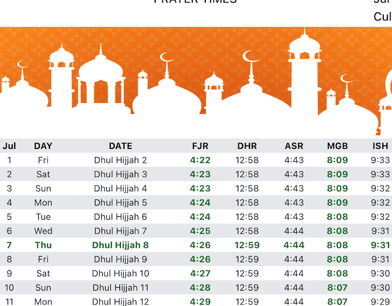 namaz prayer time table (1)