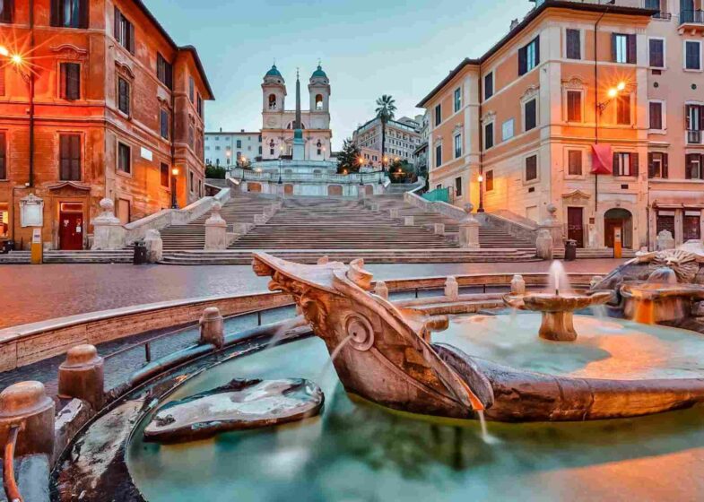 A walk from Piazza di Spagna to Trastevere