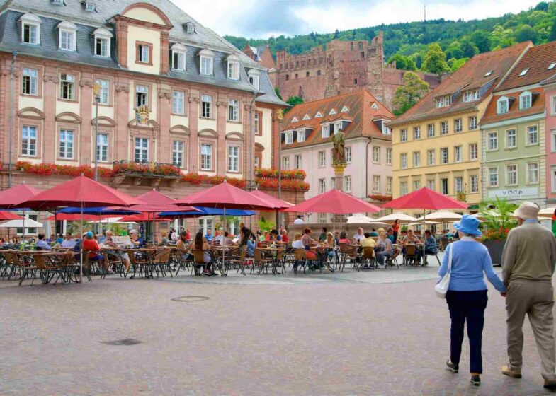 Switzerland Basel Freie Strasse and Marktplatz buys