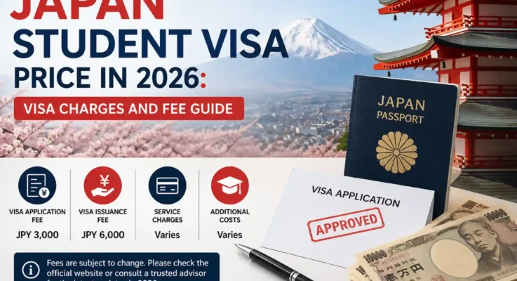 Japan Student Visa Price in 2026 Visa Charges and Fee Guide