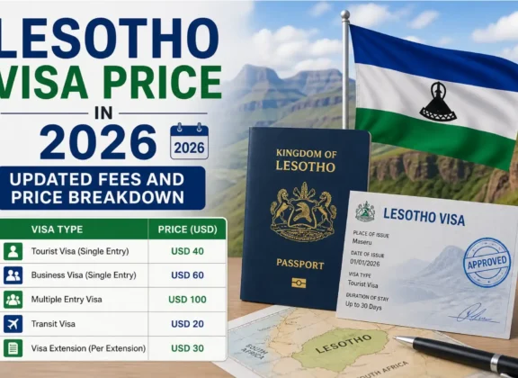 Lesotho Visa Price in 2026 Updated Fees and Price Breakdown