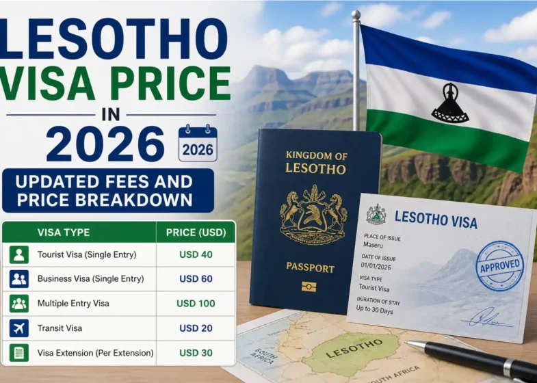 Lesotho Visa Price in 2026 Updated Fees and Price Breakdown