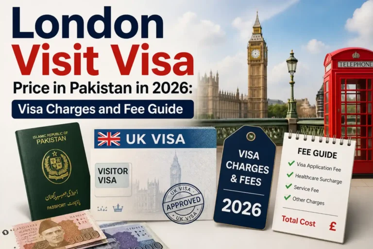 London Visit Visa Price in Pakistan in 2026 Visa Charges and Fee Guide