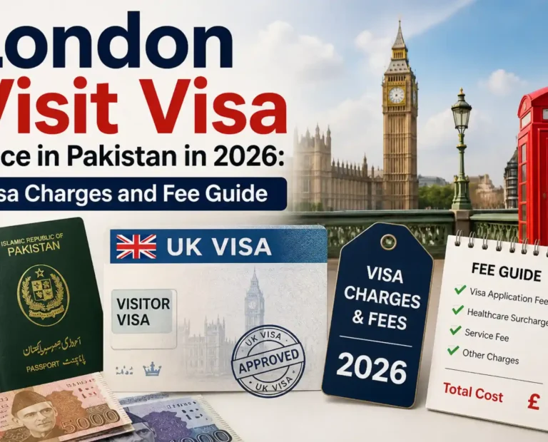 London Visit Visa Price in Pakistan in 2026 Visa Charges and Fee Guide