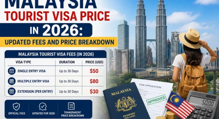Malaysia Tourist Visa Price in 2026 Updated Fees and Price Breakdown
