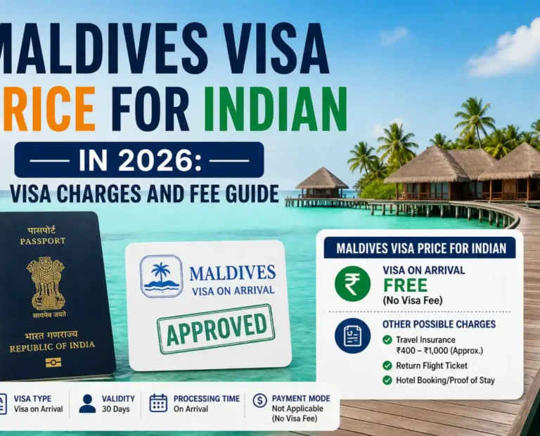 Maldives Visa Price for Indian in 2026 Visa Charges and Fee Guide