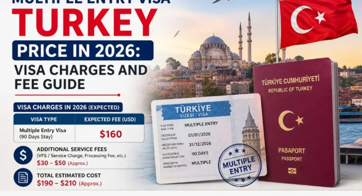 Multiple Entry Visa Turkey Price in 2026 Visa Charges and Fee Guide