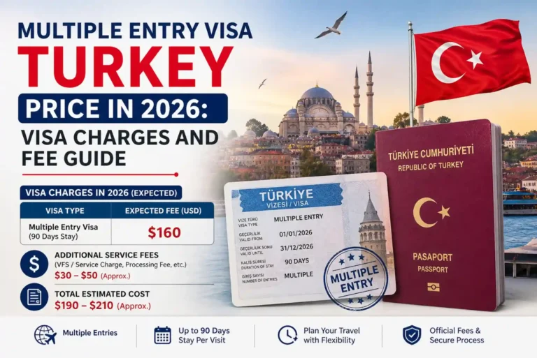 Multiple Entry Visa Turkey Price in 2026 Visa Charges and Fee Guide